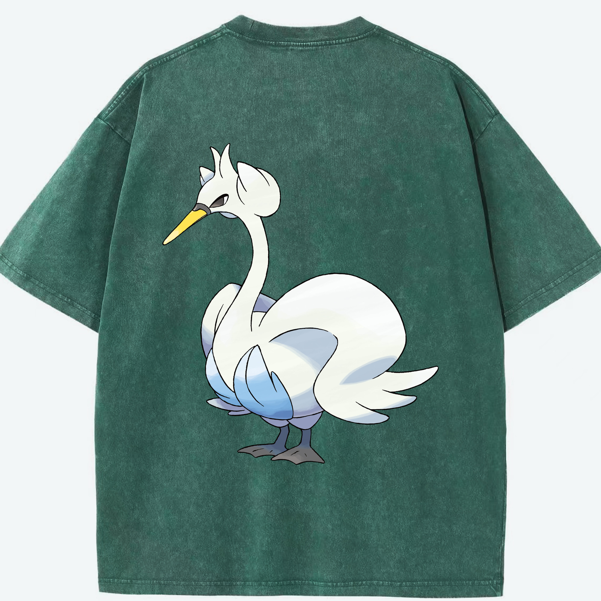 （画像用） ポケットモンスター Pokémon 綿100% ヴィンテージ風 半袖Tシャツ（背面プリント）